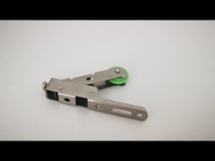 Van de de Deurrol van het het schermvenster het Vensterrol van POM Wheel Stainless Steel Sliding