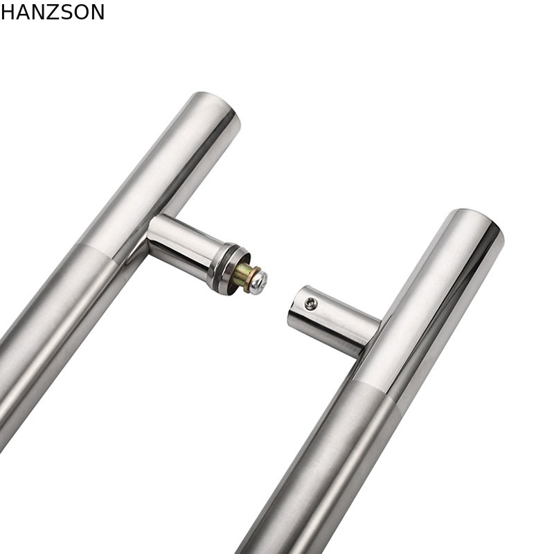 SUS316 Chrome plateerde Handvat, SUS201-de Deurhandvat 1.5mm van het Badkamersglas Buisdikte