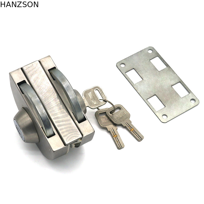 SS304 201 van de Hardwaretoebehoren van de Glasdeur ODM van het de Deurslot Dubbele Zij
