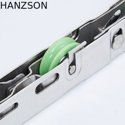 ODM Schuifdeurrollen Op zwaar werk berekend met 2 Wielen POM Iron Material